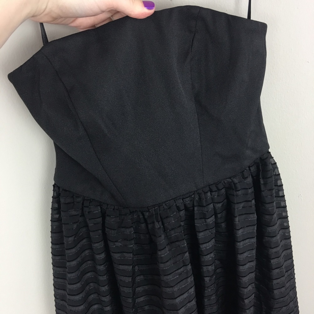 NBD | Black Strapless Midi Dress - E21 - Picture 4 of 7